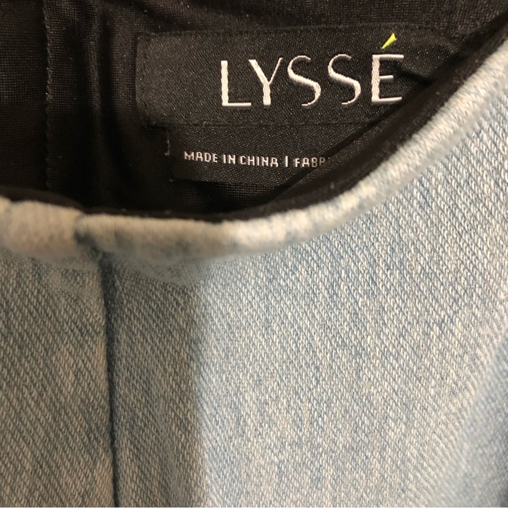 Lysse Denim Trouser Pants Shaping Jeans High Rise Waist Flare Light 70s Blue - Picture 9 of 16